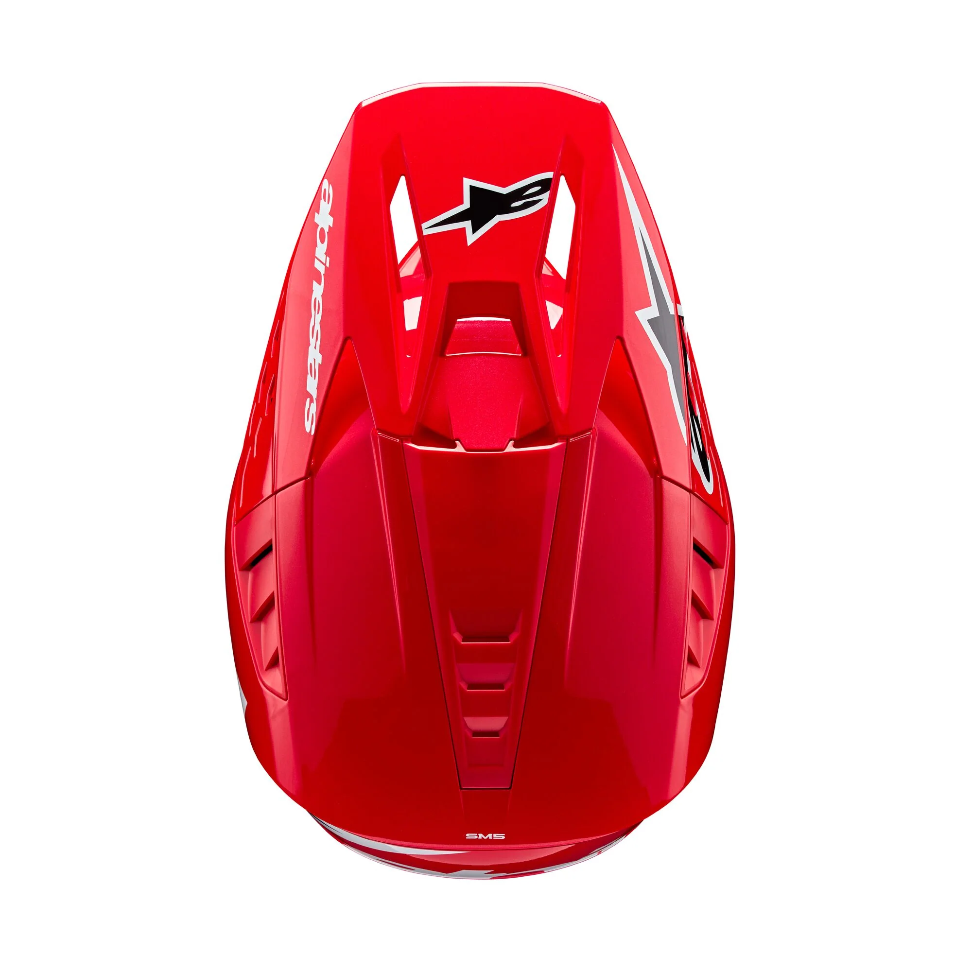 Alpinestars Helmet SM5 Corp Bright Red Glossy - Image 3