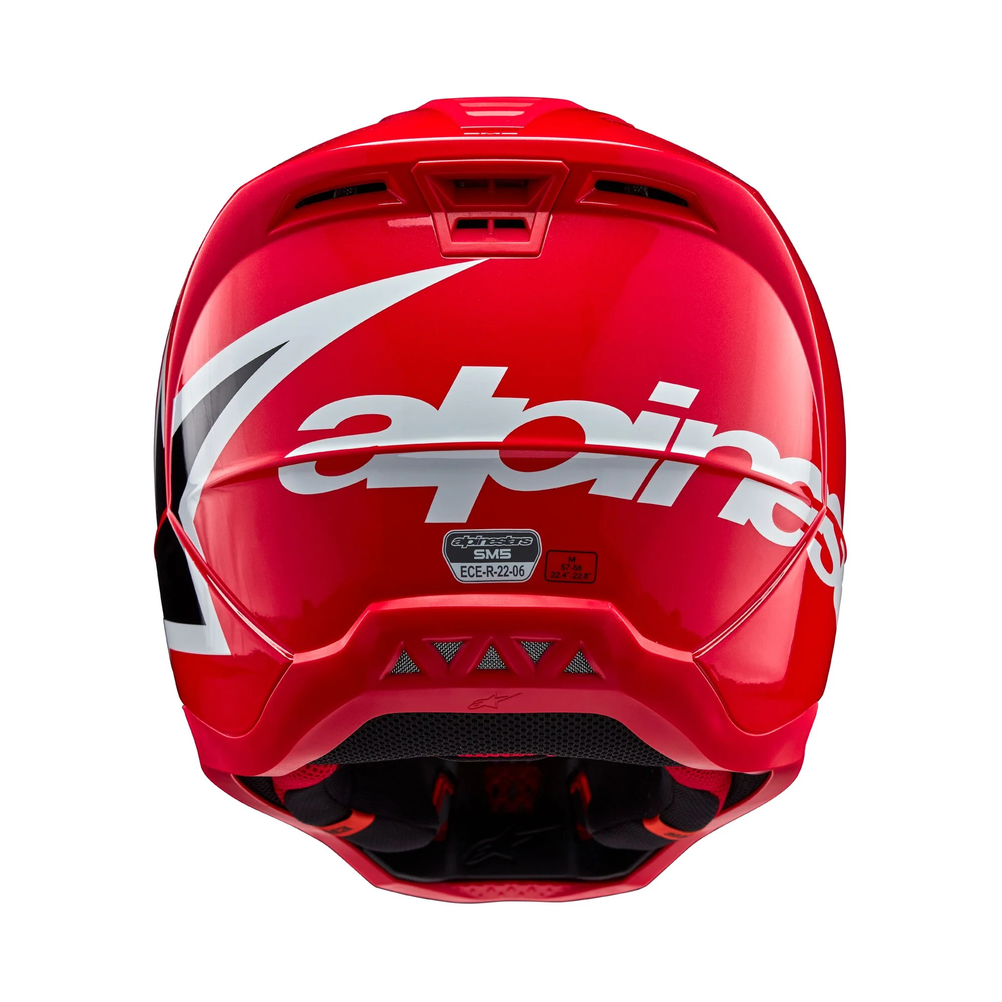 Alpinestars Helmet SM5 Corp Bright Red Glossy - Image 7