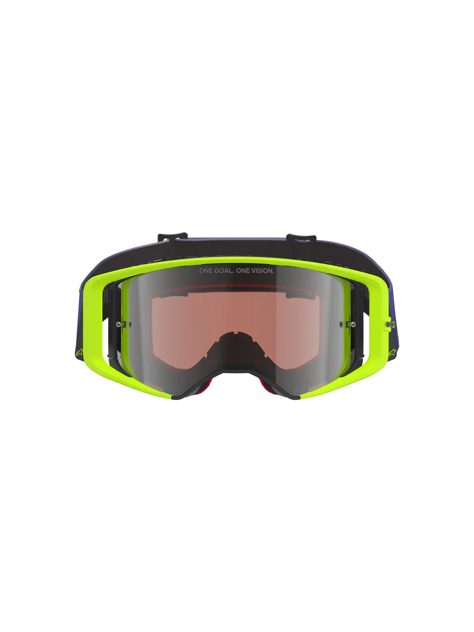 2026 Alpinestars Supertech Goggles Vision Corp  - Purple Yellow Fl Mirror Silver - Image 3