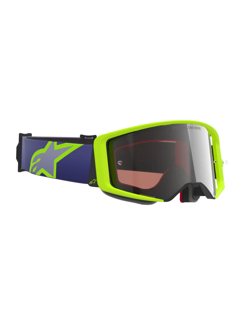2026 Alpinestars Supertech Goggles Vision Corp  - Purple Yellow Fl Mirror Silver - Image 4