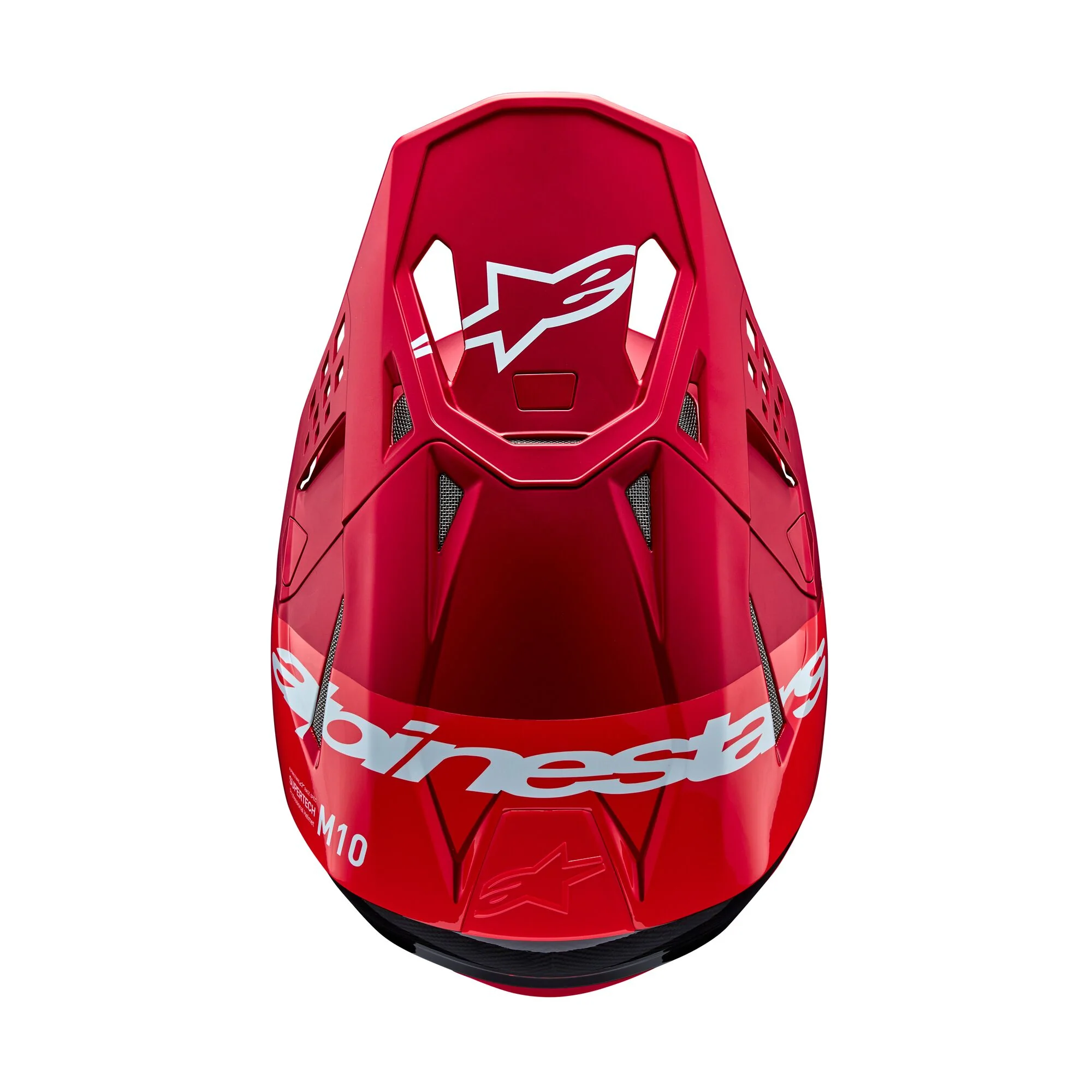 Alpinestars Helmet Supertech SM10 Flood Red Fluo Red Matt Glossy - Image 7