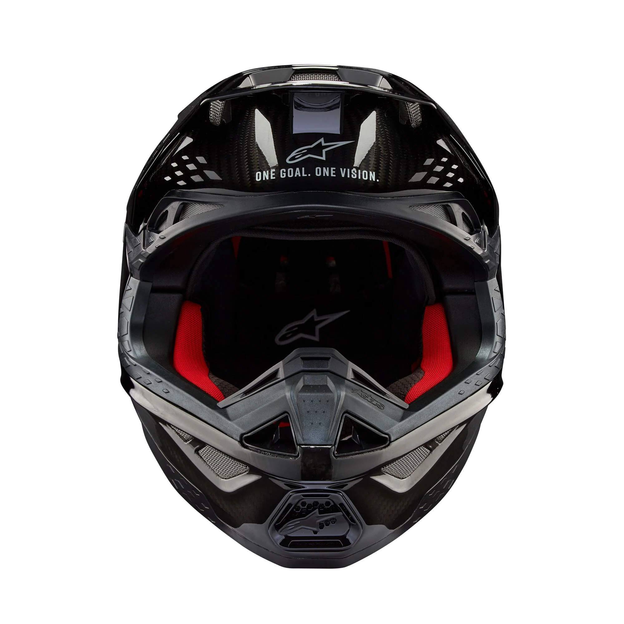 Alpinestars Helmet Supertech SM10 Solid Black Glossy Carbon - Image 4