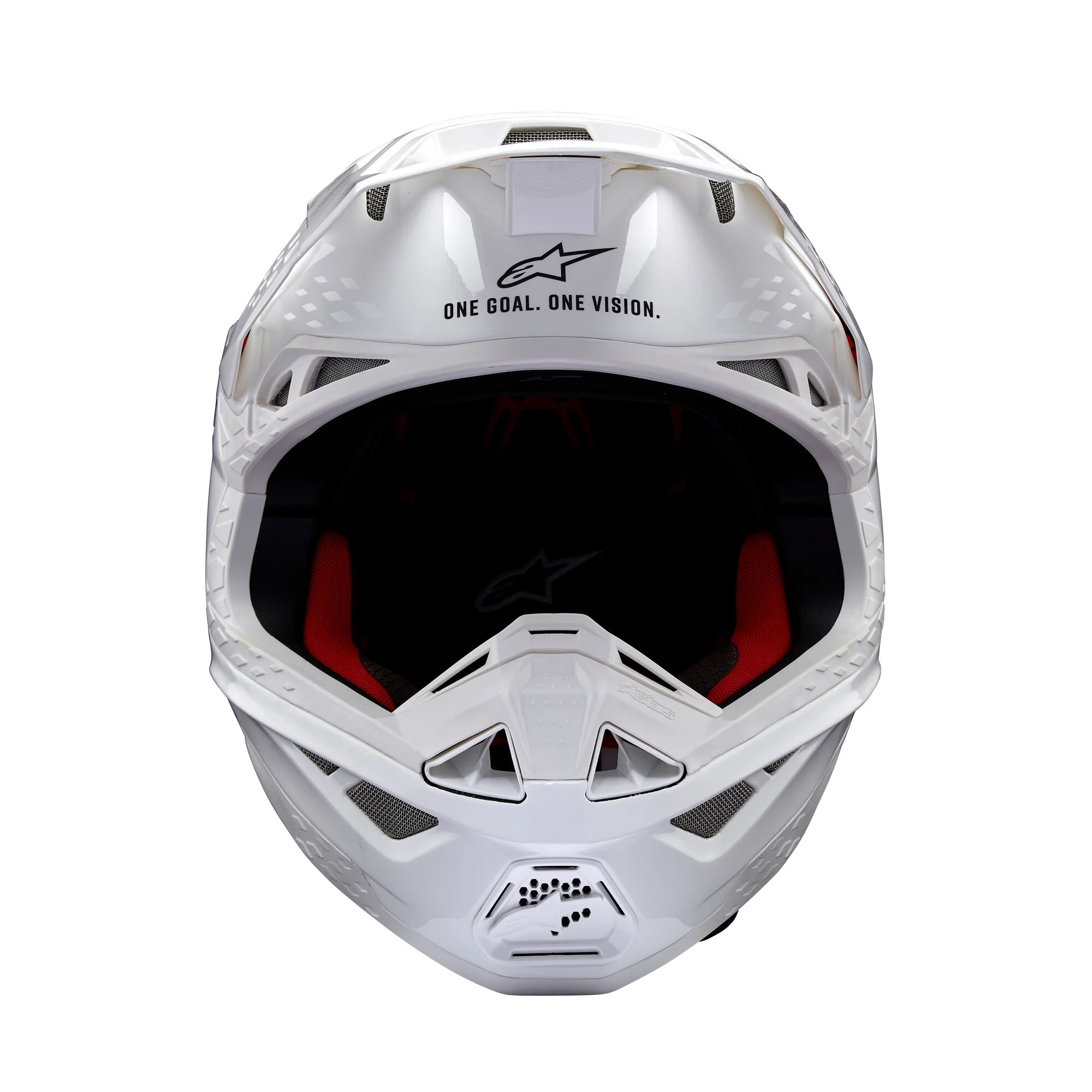 Alpinestars Helmet Supertech SM10 Solid White Glossy - Image 5