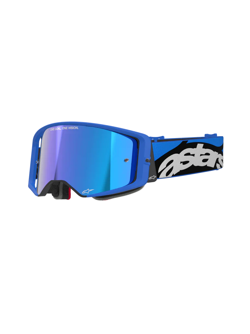 Alpinestars Supertech Stream Goggles Blue - Blue Mirror Lensupertech Supertech - Image 4