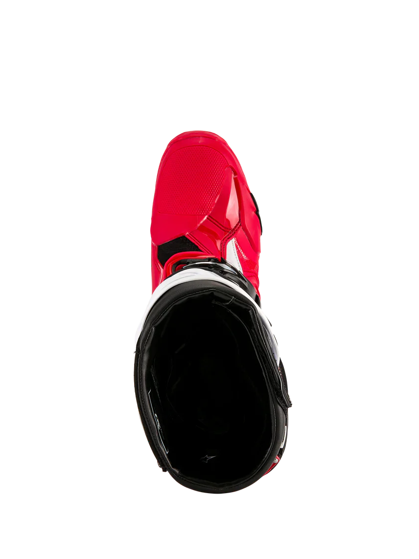 Alpinestars Tech 10 Enduro Boots Bright Red Black White - Image 4