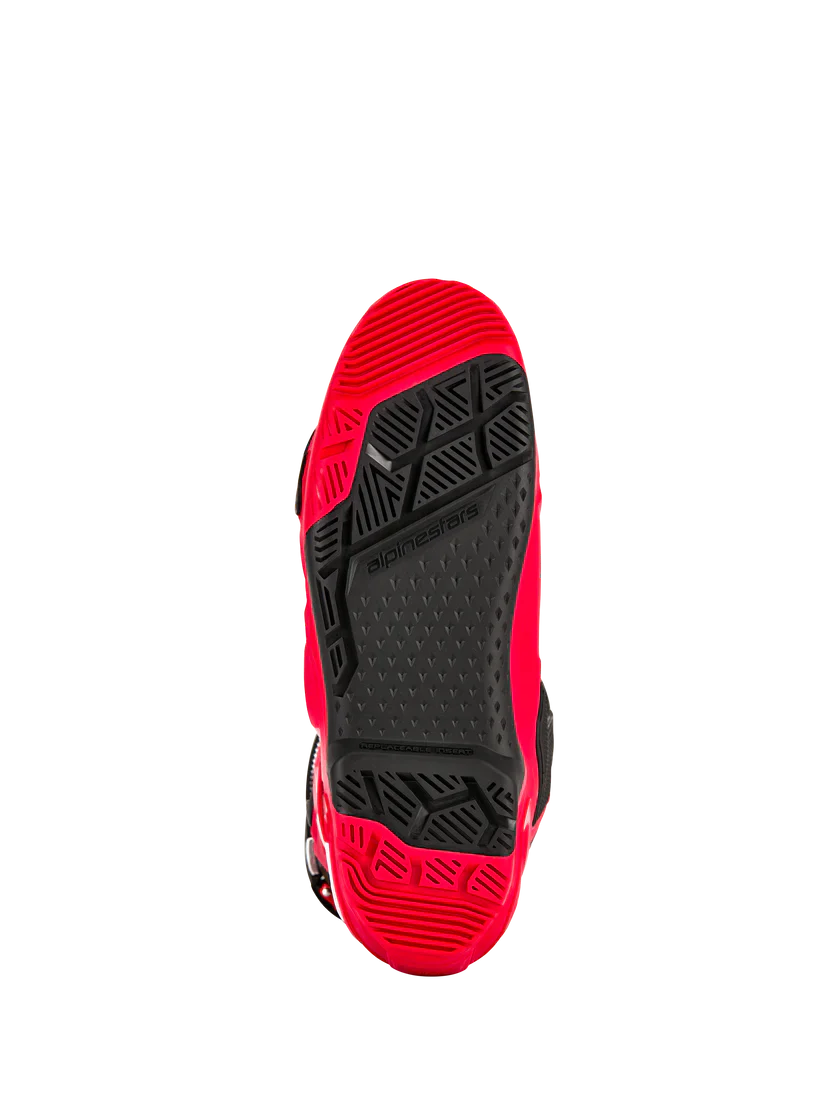 Alpinestars Tech 10 Enduro Boots Bright Red Black White - Image 5