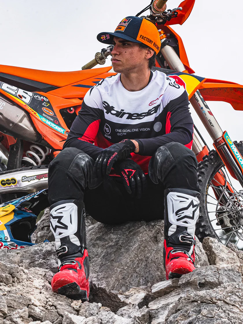Alpinestars Tech 10 Enduro Boots Bright Red Black White - Image 6