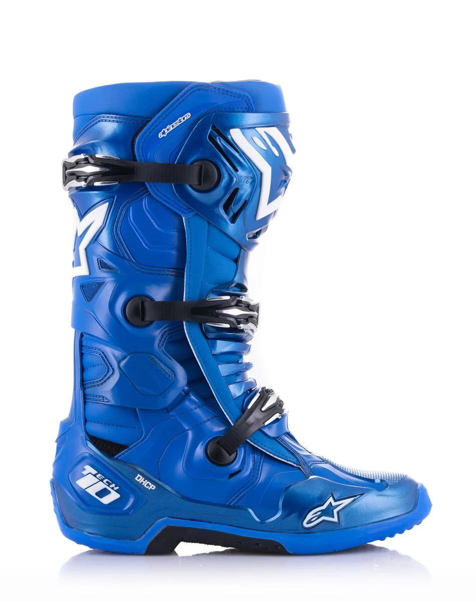 Alpinestars Tech 10 Motocross Boots Blue Black - Image 3