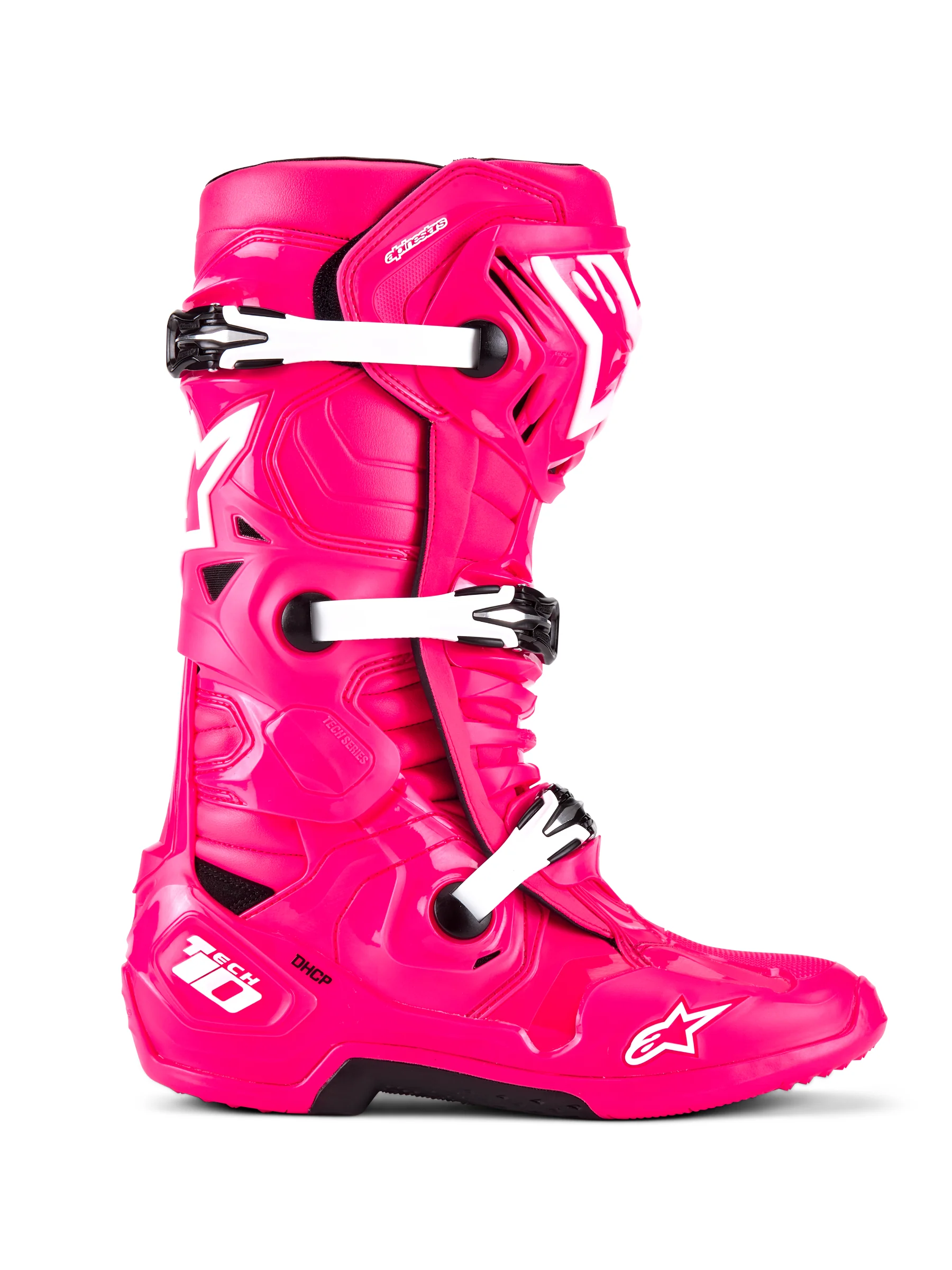 Alpinestars Tech 10 Motocross Boots Diva Pink White - Image 2