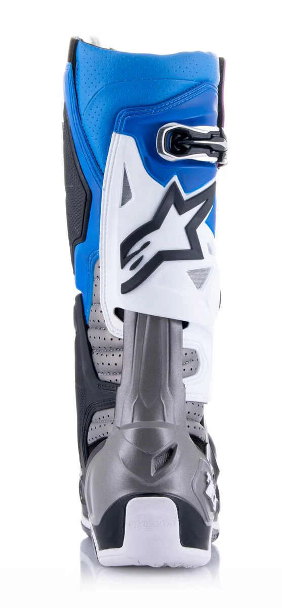 Alpinestars Tech 10 Supervented Motocross Boots Black Enamel Blue Purple - Image 5