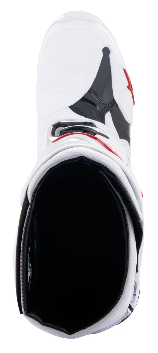 Alpinestars Tech 10 Supervented Motocross Boots White Bright Red - Image 6