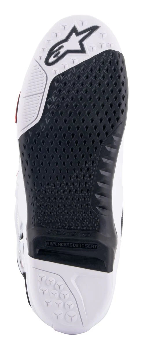Alpinestars Tech 10 Supervented Motocross Boots White Bright Red - Image 7
