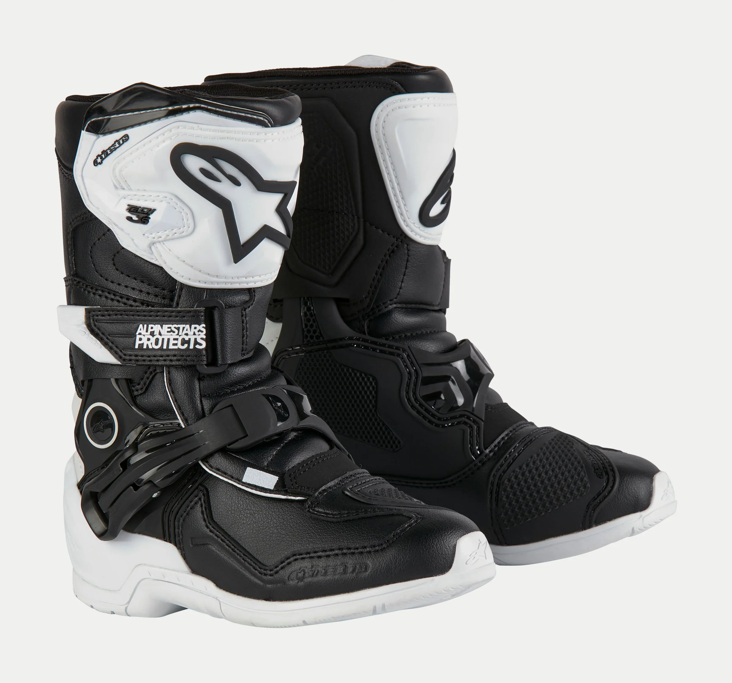 Alpinestars Tech 3S Kids Boots Black White - Image 2