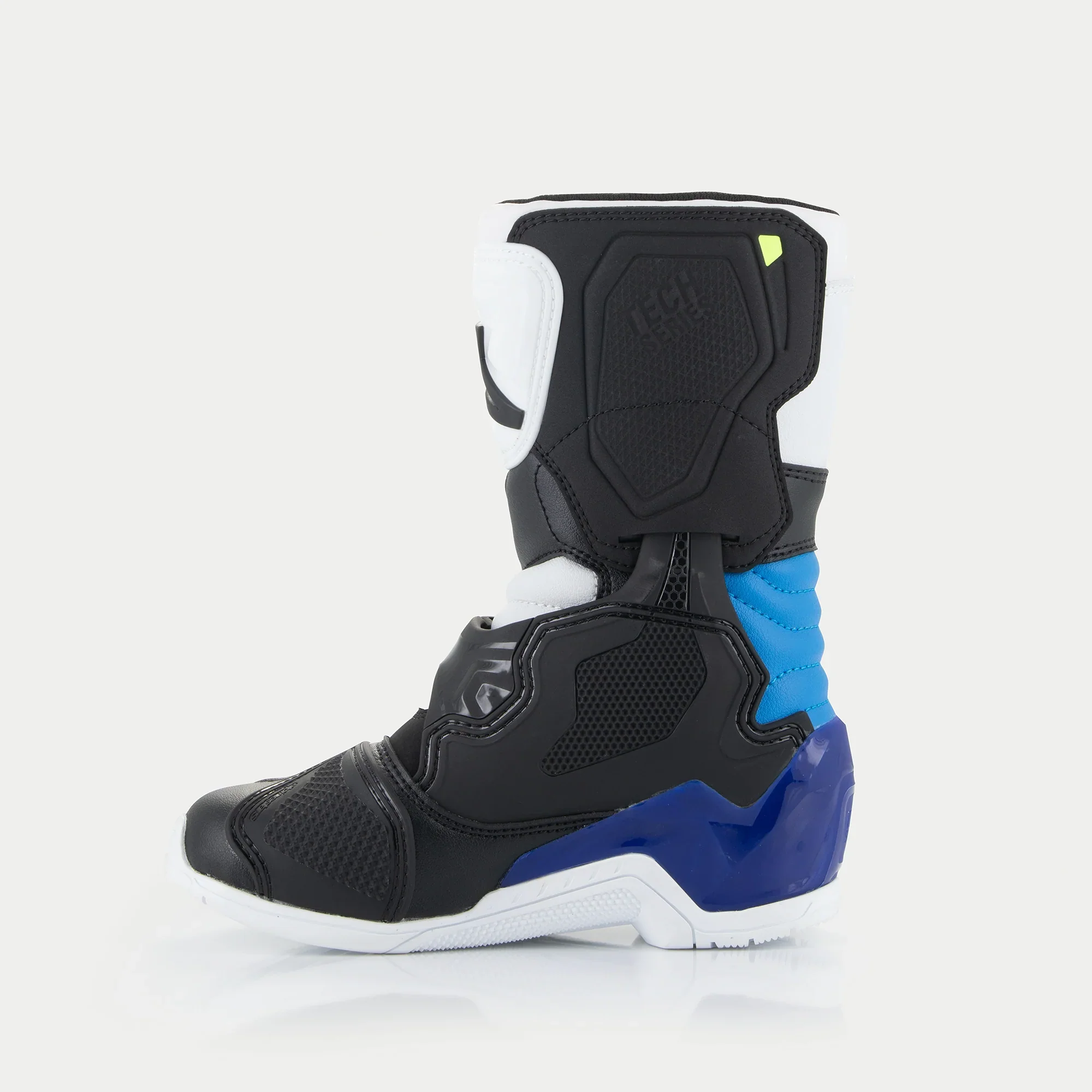 Alpinestars Tech 3S Kids Boots White Black Enamel Blue - Image 4