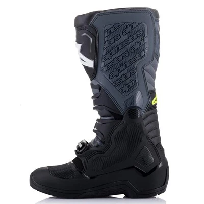 Alpinestars Tech 5 Motocross Boots Black Cool Grey Yellow Flo - Image 4
