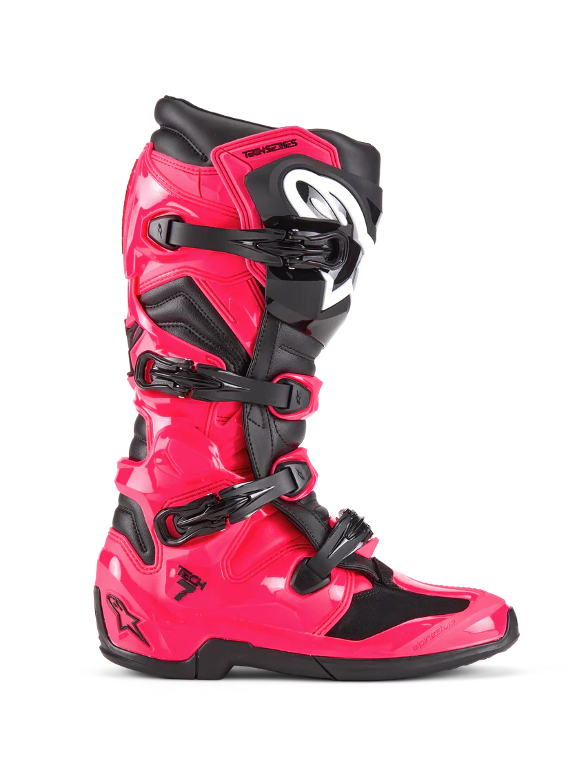 Alpinestars Tech 7 Motocross Boots Diva Pink Black - Image 3
