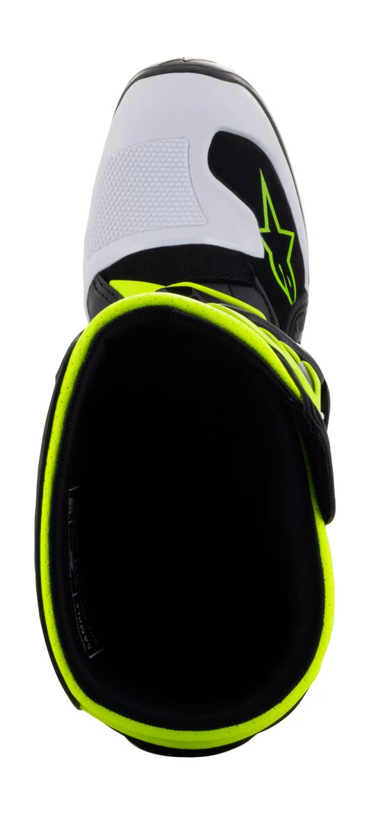 Alpinestars Tech 7S Youth Boots Black Enamel Blue Yellow Fluo - Image 6