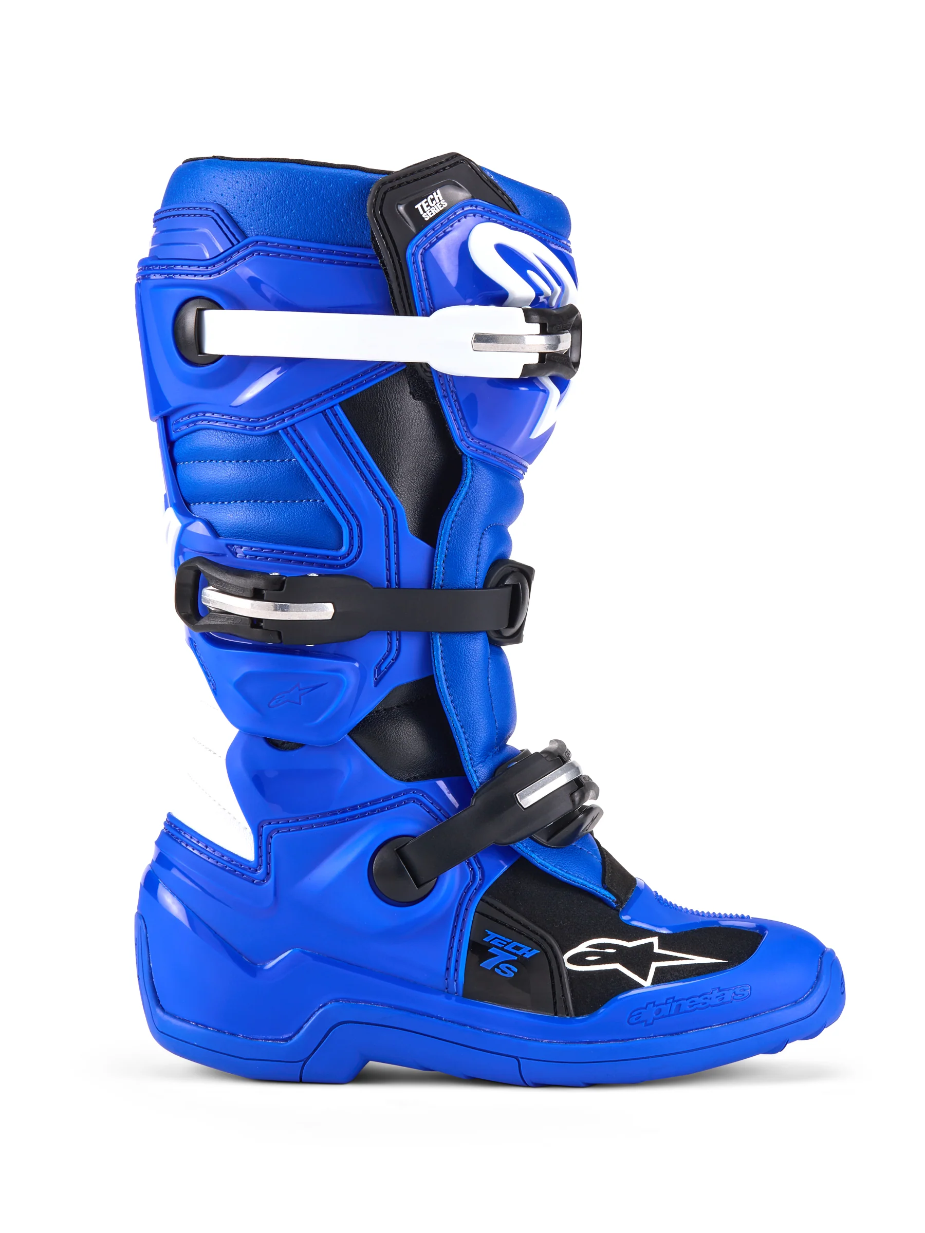 Alpinestars Tech 7S Youth Boots White Blue Black - Image 2