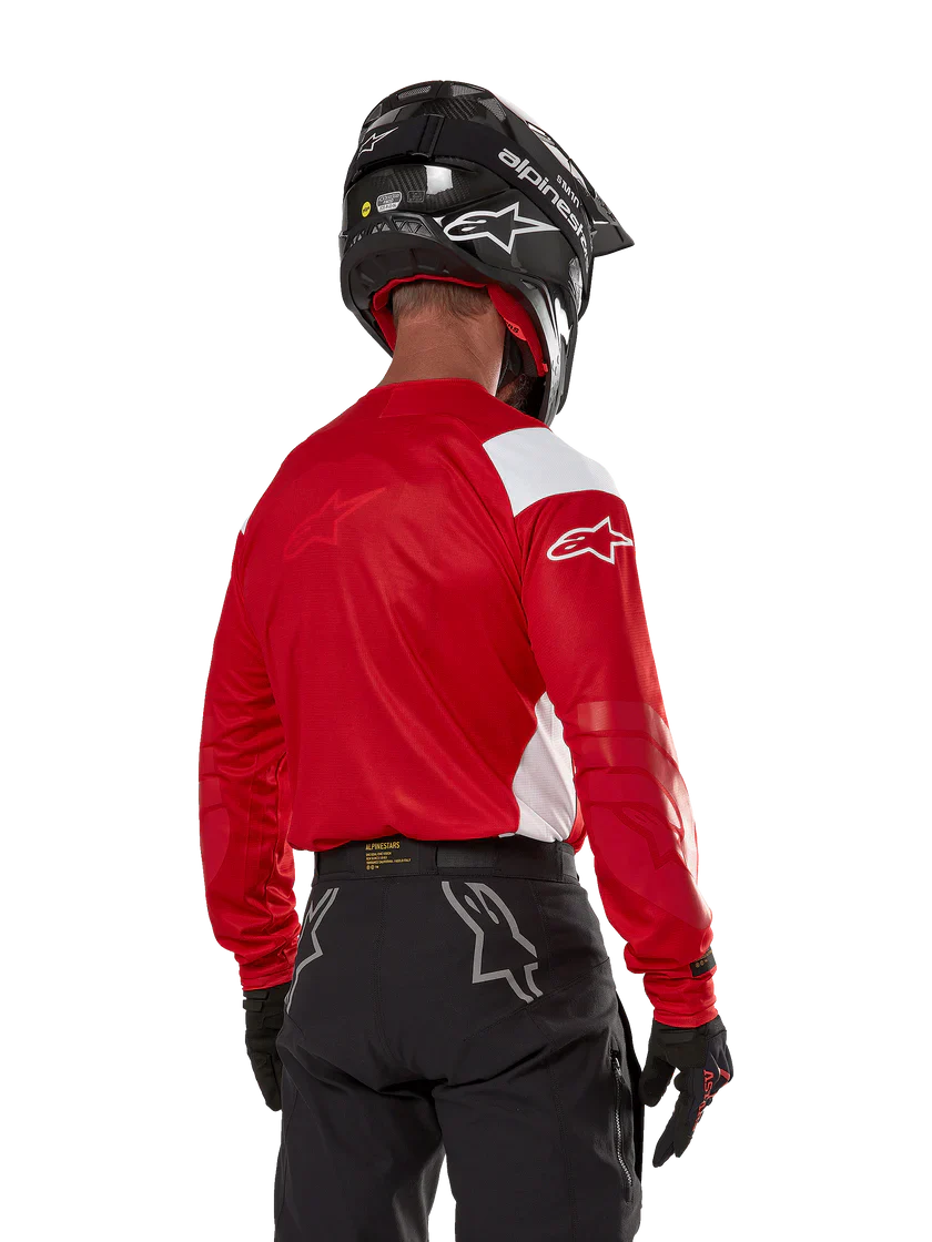 Alpinestars Techdura Enduro Jersey - Bright Red - Image 3
