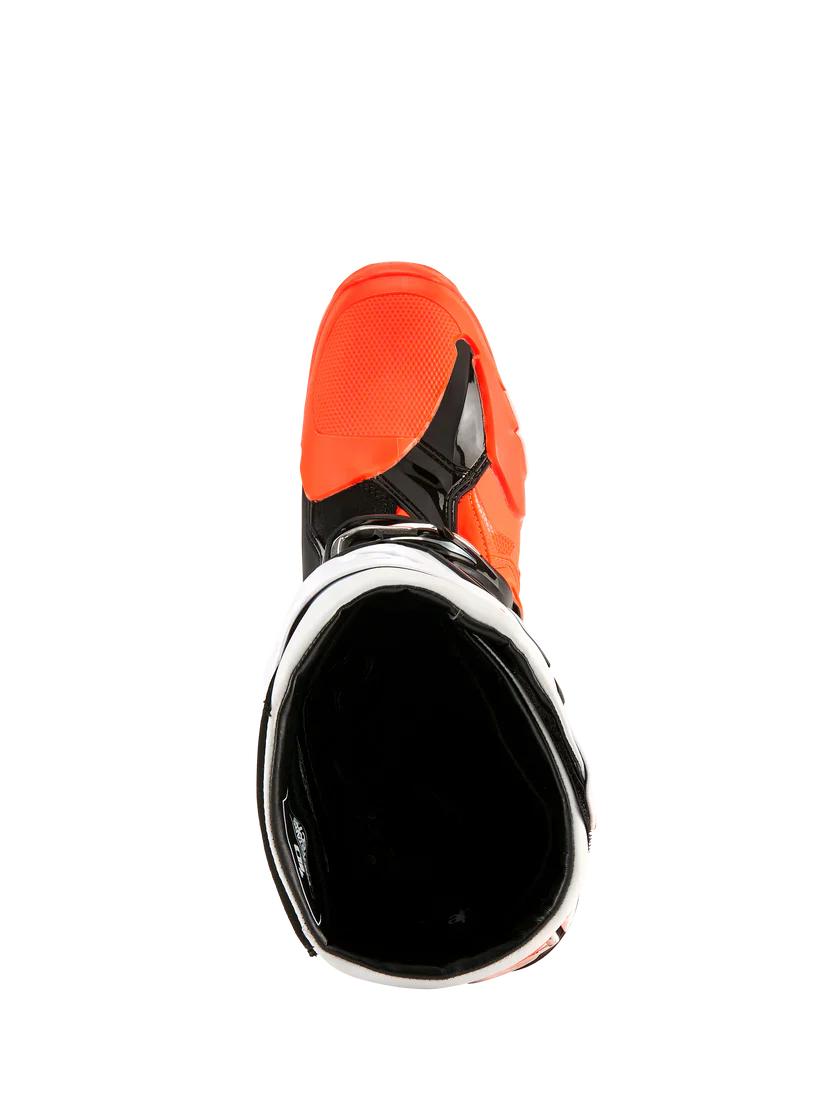 Alpinestars Tech 10 Enduro Boots Orange Fluo Black White - Image 4
