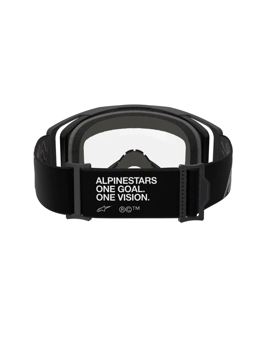 Alpinestars Vision 8 Goggles Black - Clear Lens - Image 3