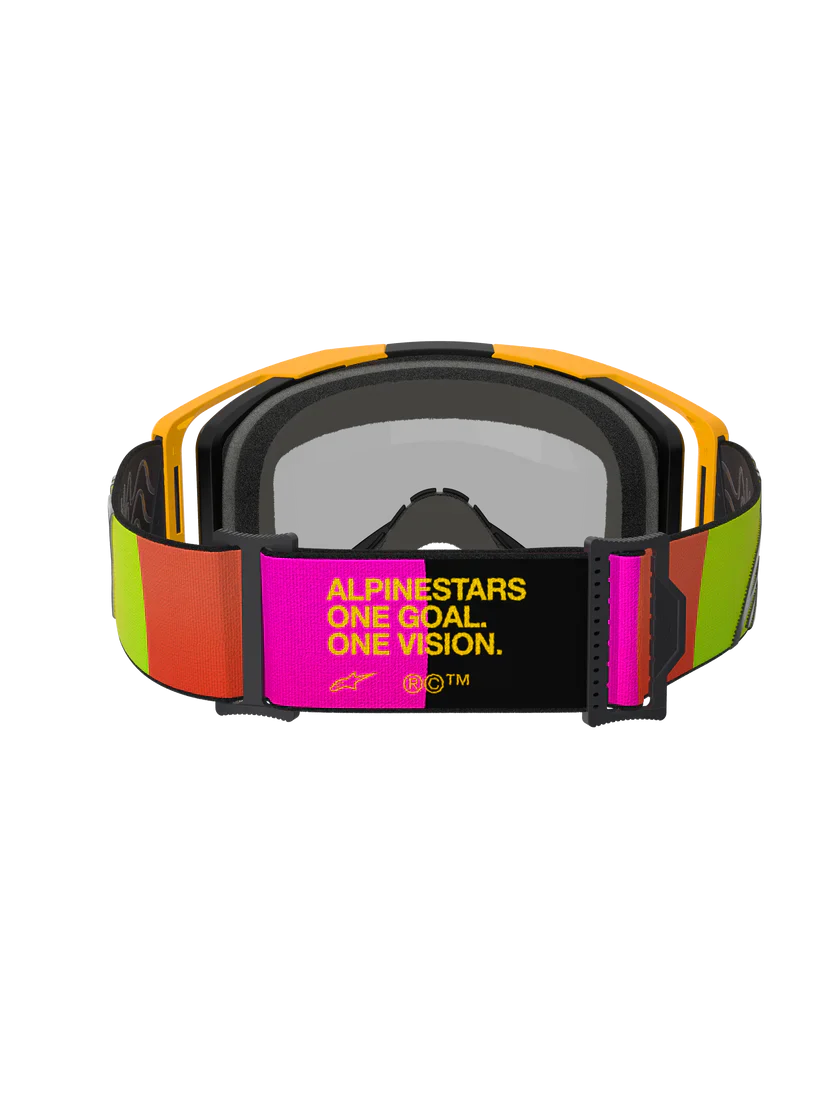 Alpinestars Vision 8 Goggles Yellow Pink - Image 3