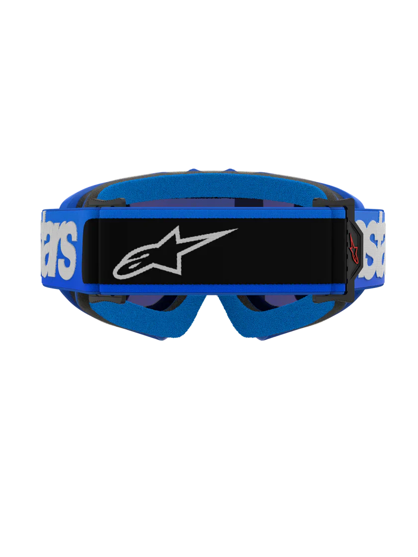 Alpinestars Vision Youth Blaze Goggles Blue - Blue Mirror Lens - Image 3