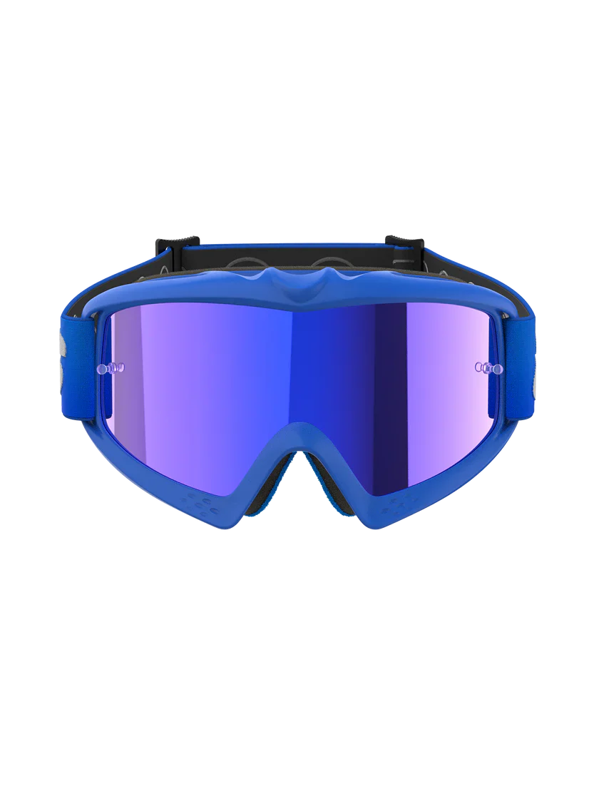 Alpinestars Vision Youth Blaze Goggles Blue - Blue Mirror Lens - Image 4