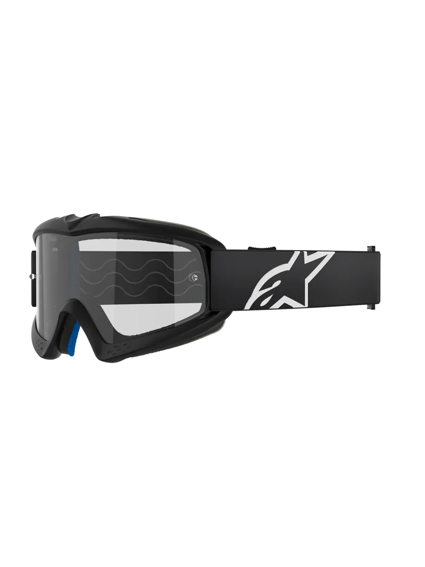 Alpinestars Vision Youth Corps Goggles Black - Clear Lens - Image 4