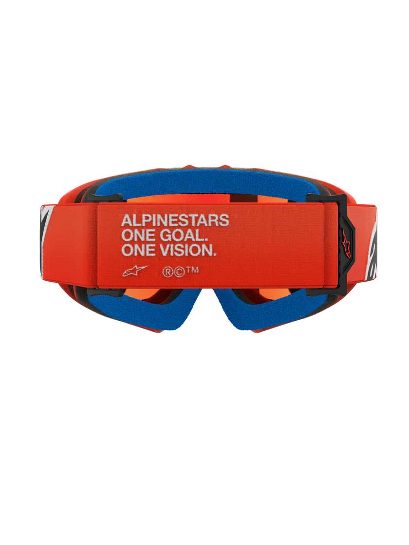 Alpinestars Vision Youth Corps Goggles Red - Red Mirror Lens - Image 3