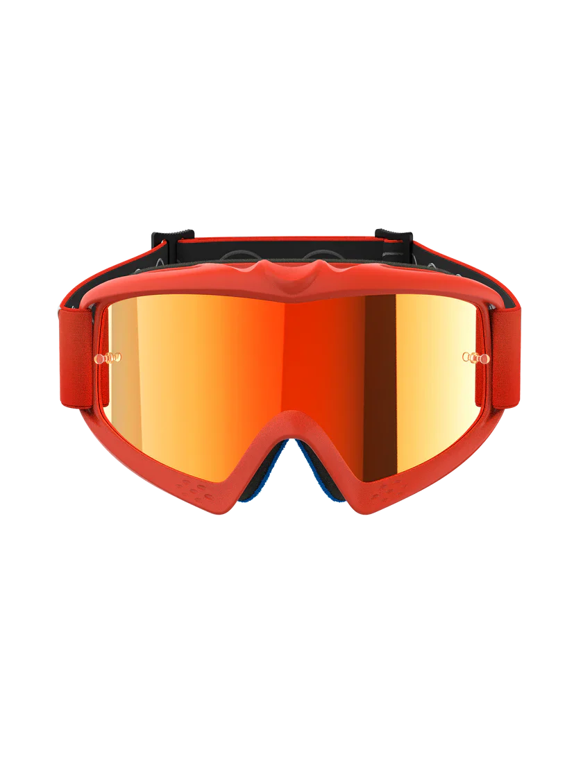 Alpinestars Vision Youth Corps Goggles Red - Red Mirror Lens - Image 4