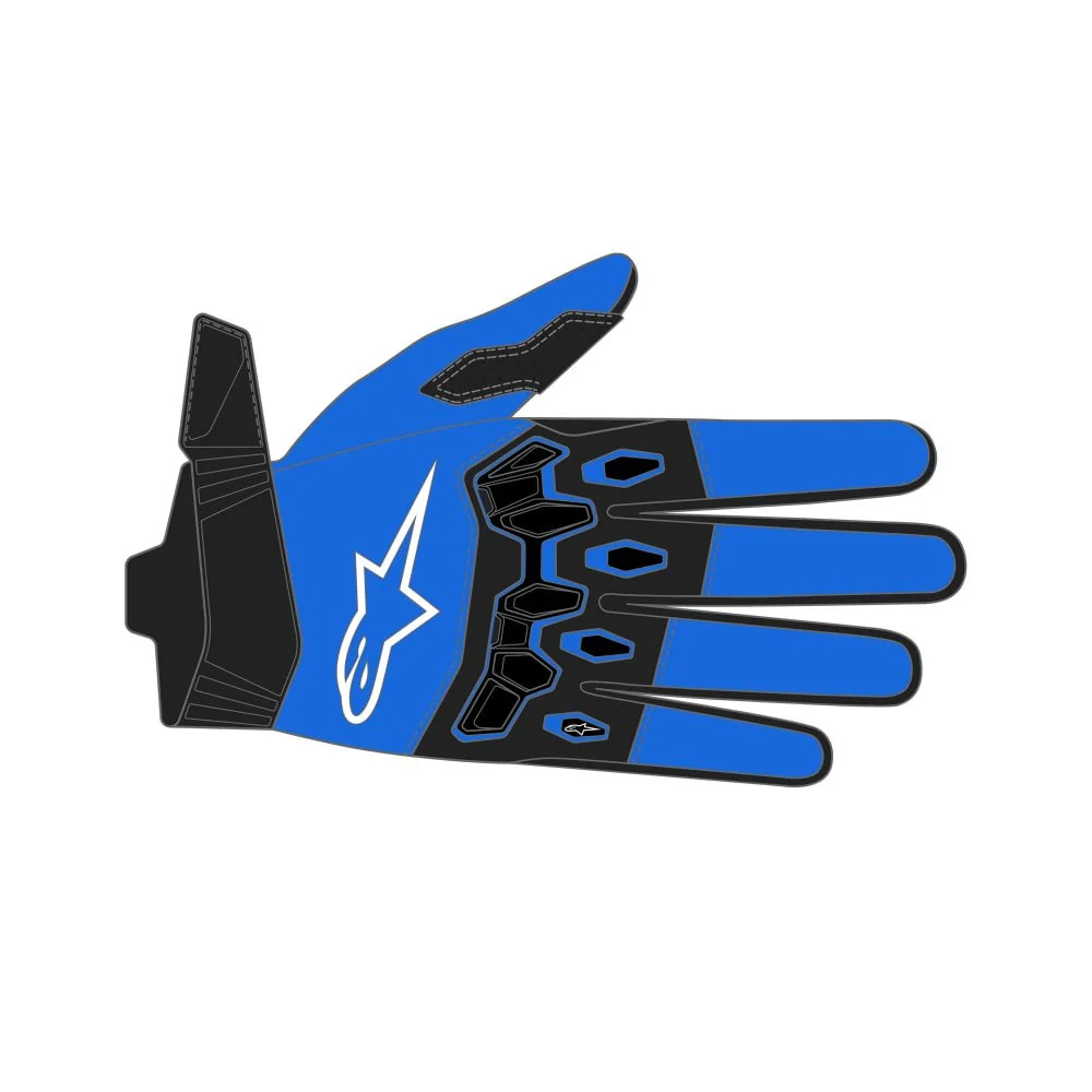 Alpinestars Youth and Kids Full Bore V2 Gloves Ucla Blue Black - Image 3