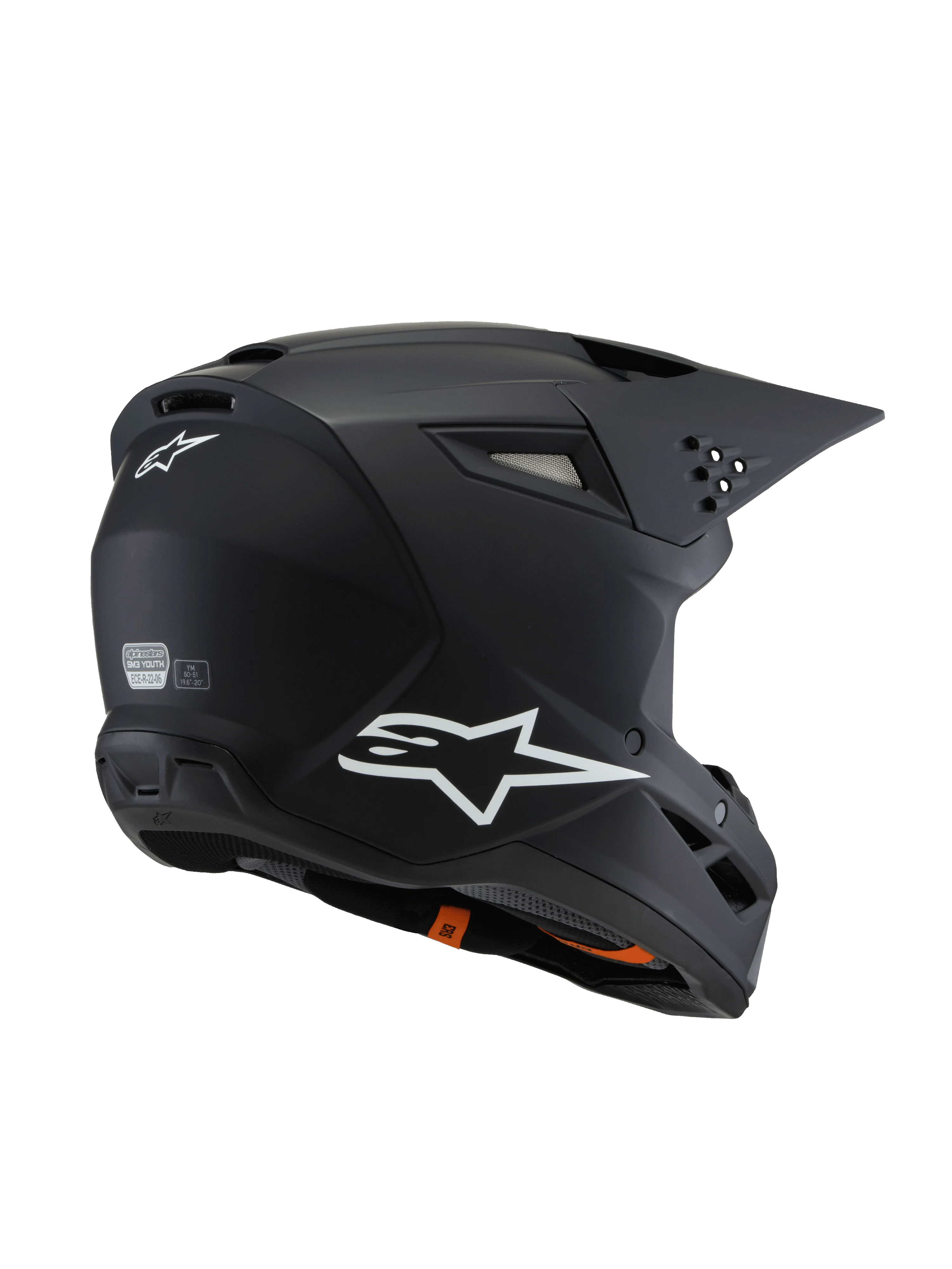 Alpinestars Youth Helmet SM3 Matte Black - Image 4