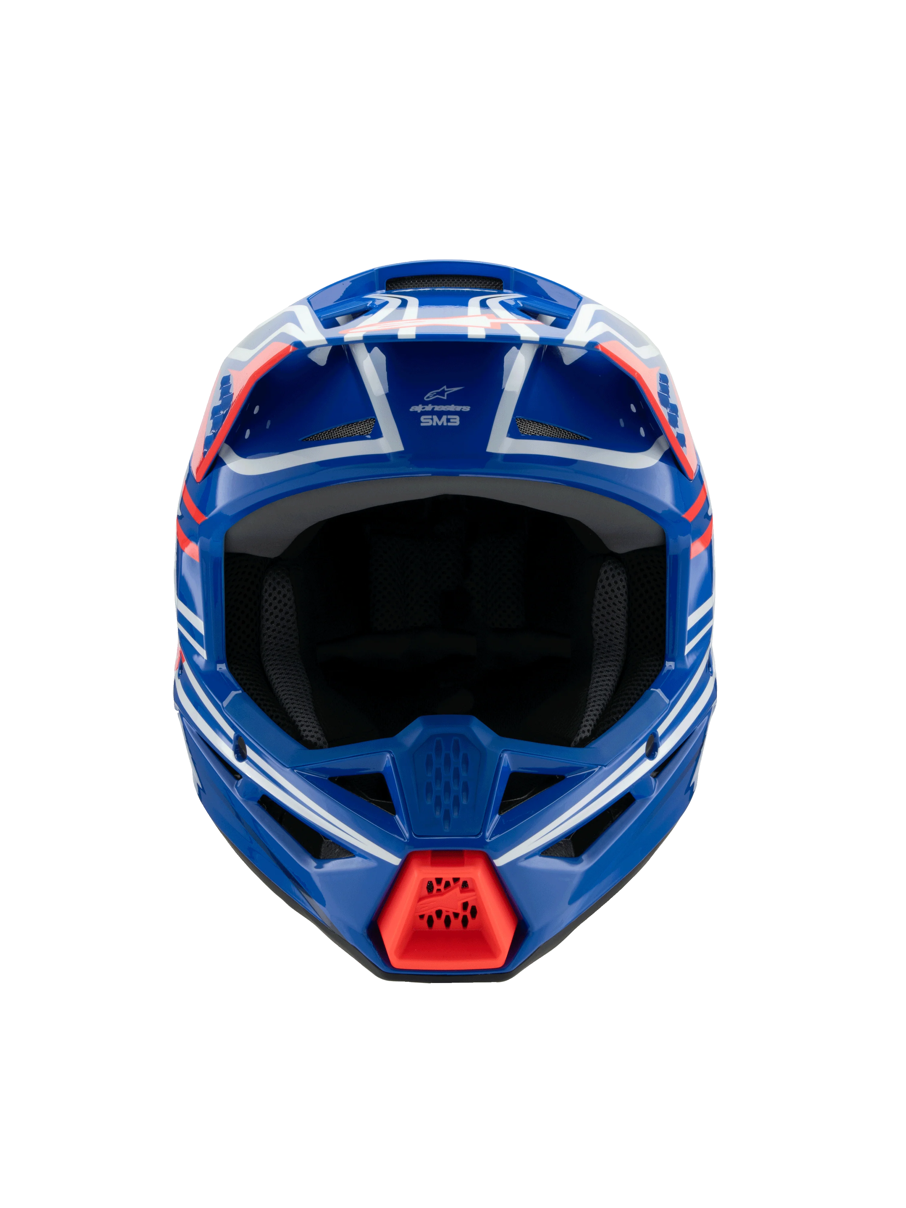 Alpinestars Youth Helmet SM3 Wurx Blue Red White - Image 7