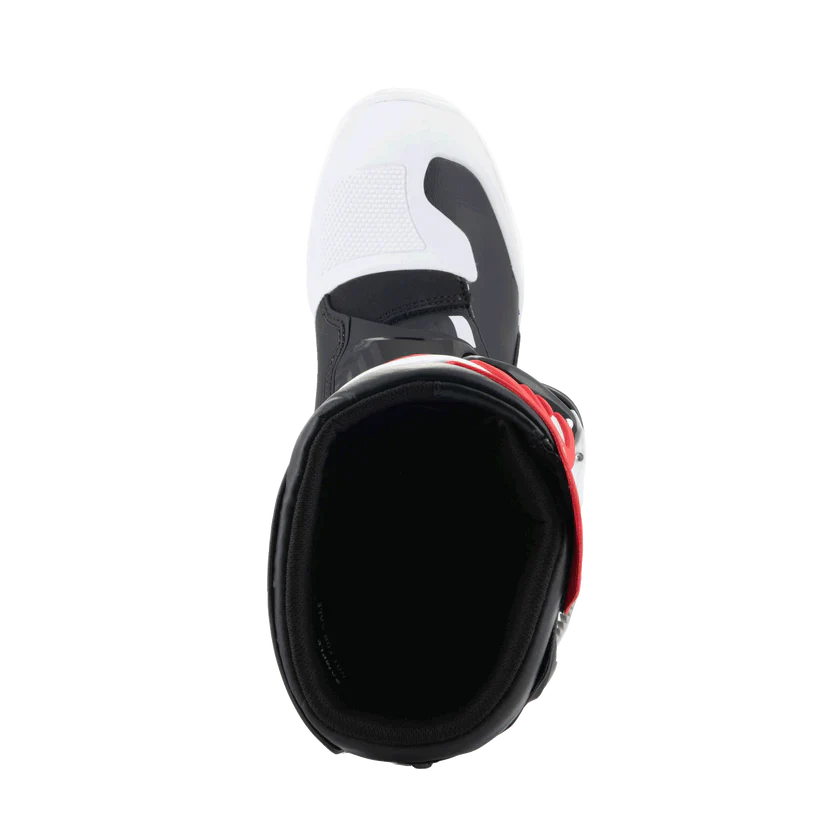 Alpinestars Youth Tech 3S Boots - White Black Bright Red - Image 6