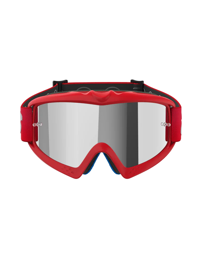 Alpinestars Vision Youth Blaze Goggles Red - Silver Mirror Lens - Image 4