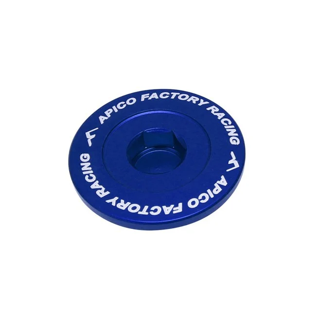 Apico Aluminium Engine Plug Set - Husqvarna - Blue