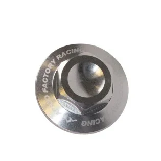 Apico Aluminium Front Axle Nut - KTM Silver