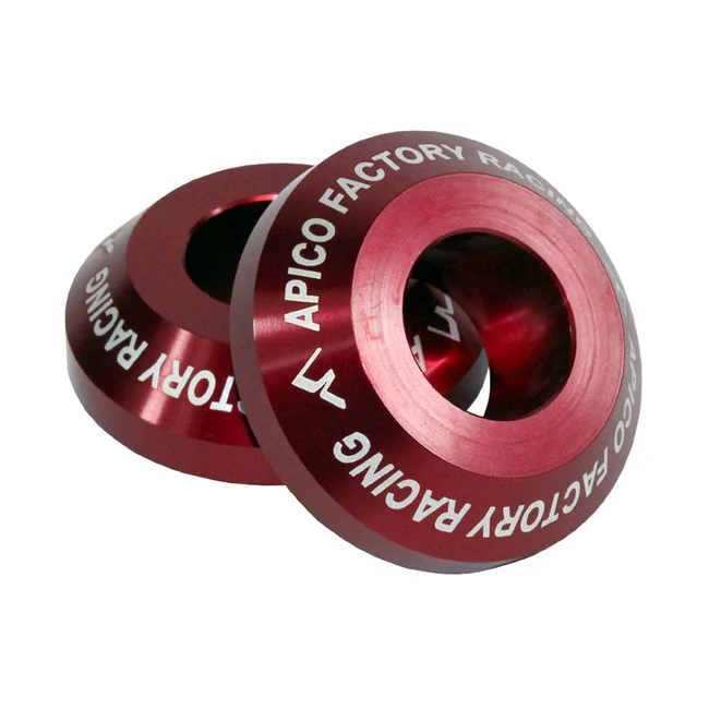 Suzuki Rear Apico Aluminium Wheel Spacers - Red - Image 2