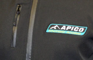 Apico Factory Racing Youth Softshell Gilet - Black - Image 2