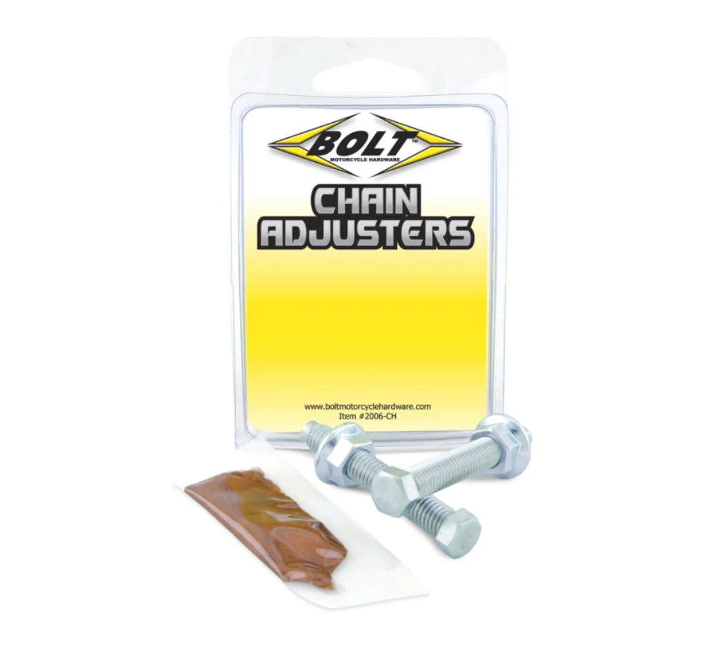 Bolt Hardware Swingarm Chain Adjuster M8 Nut & Bolt