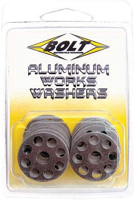 Bolt Hardware 18mm Aluminium Works Washers - 10 Pack