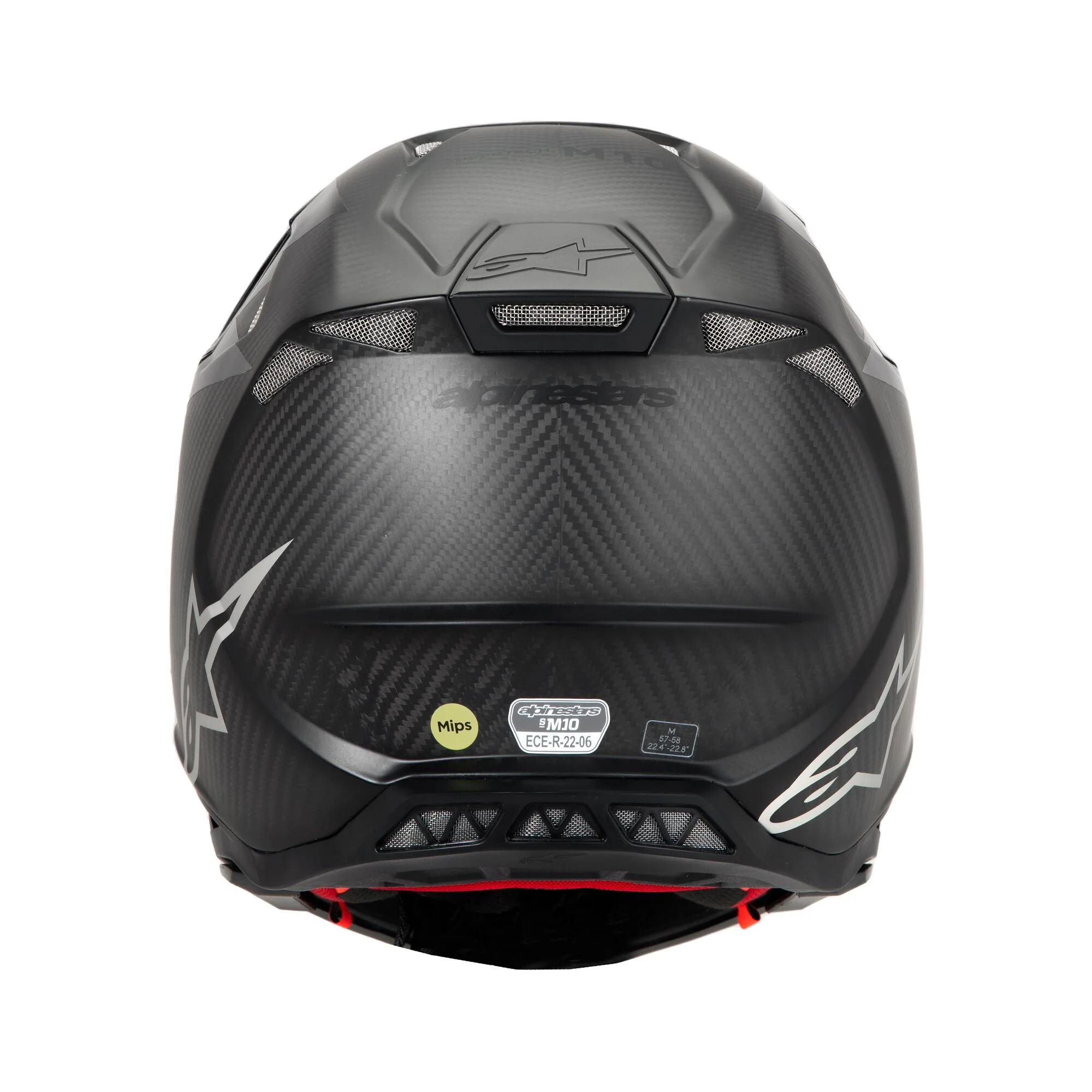 Alpinestars Helmet Supertech SM10 Fame Black Carbon Matt Glossy - Image 4