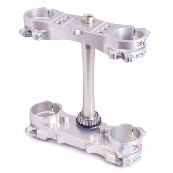 XTrig ROCS Tech Triple Clamp Set Honda - Silver