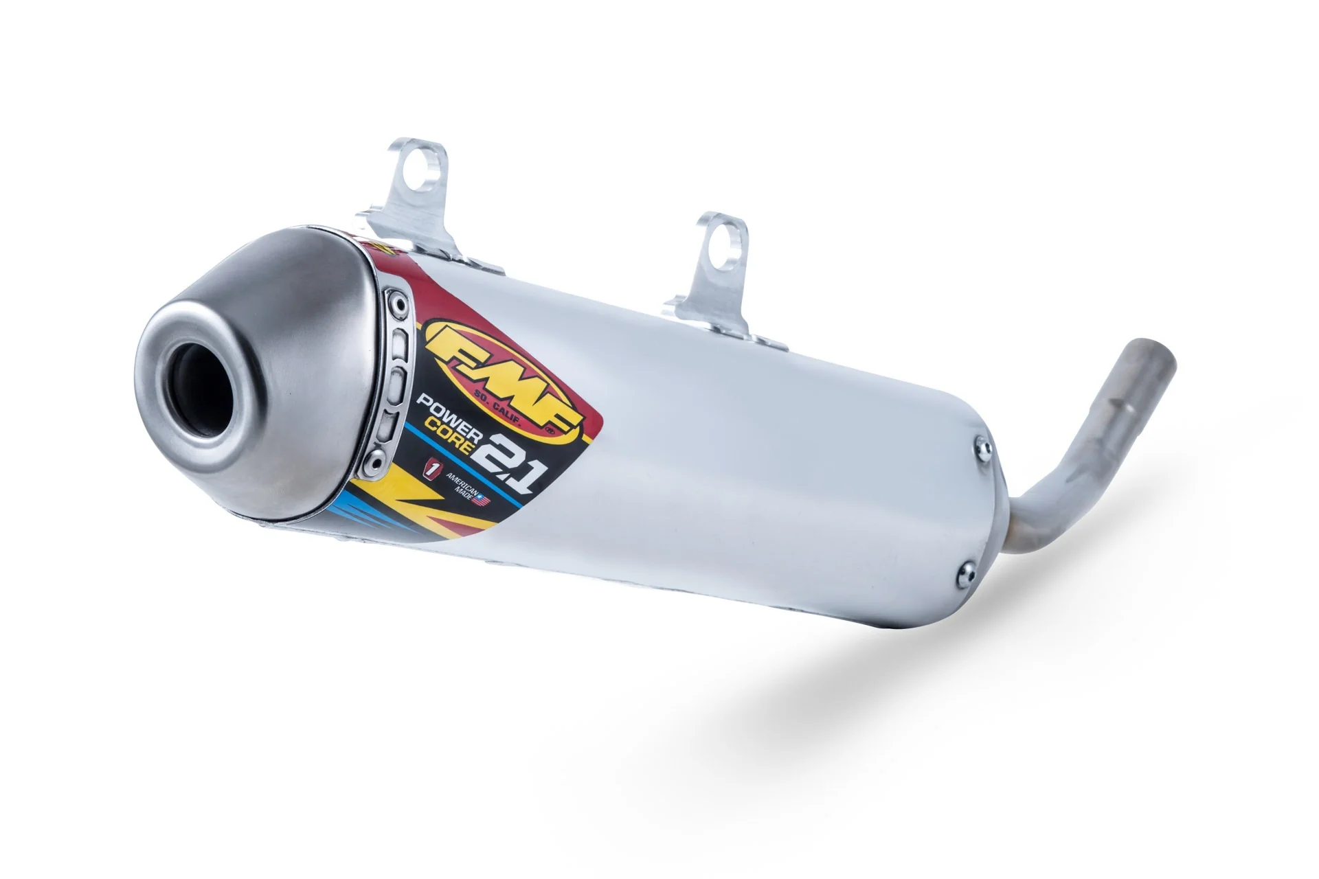 FMF Powercore 2.1 Aluminium 2 Stroke Silencer - Husqvarna TC - Image 2