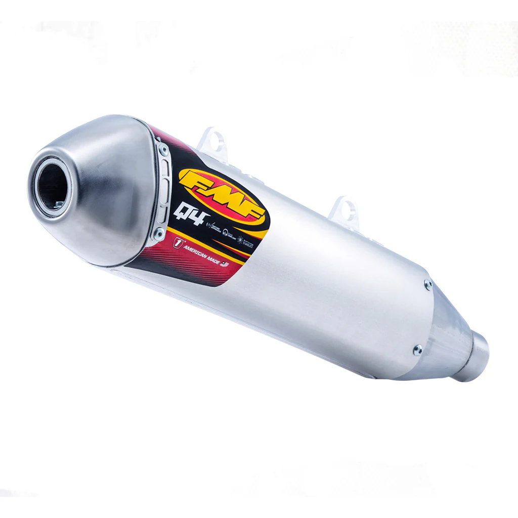 FMF Stainless Slip On Q4 Hex Silencer - Husqvarna FC