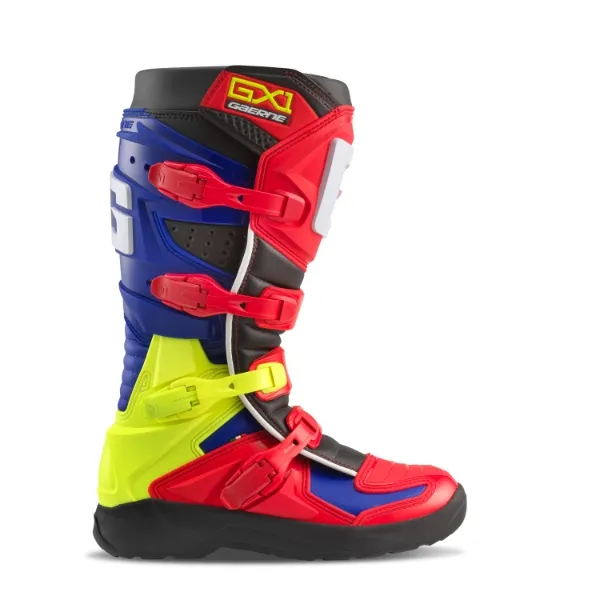 Gaerne GX1 Evo Red Multi Motocross Boots - Image 9