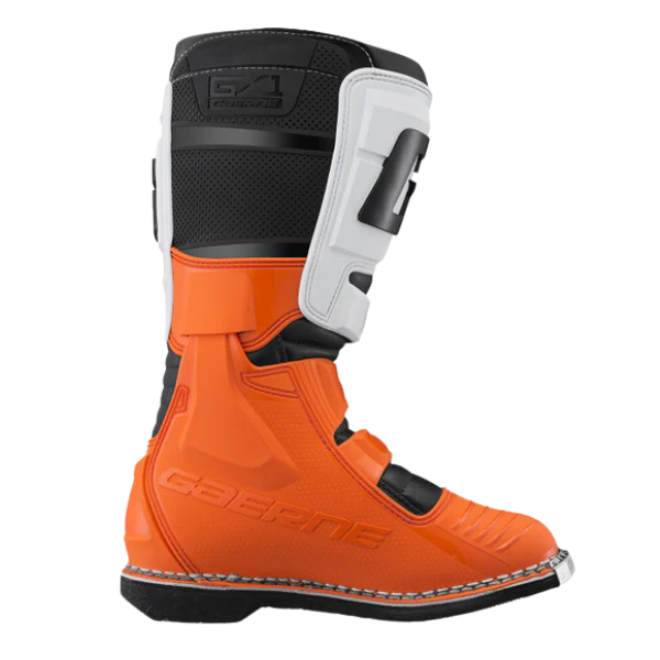 Gaerne GX1 Orange White Motocross Boots - Image 3