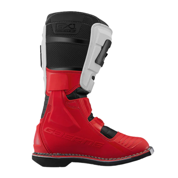 Gaerne GX1 Red White Motocross Boots - Image 3
