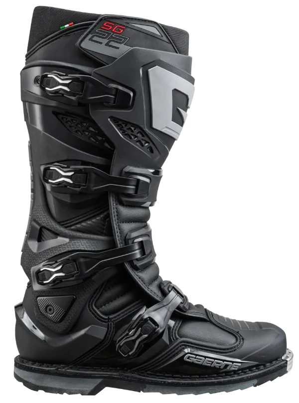 Gaerne SG22 Anthracite Black Motocross Boots - Image 2